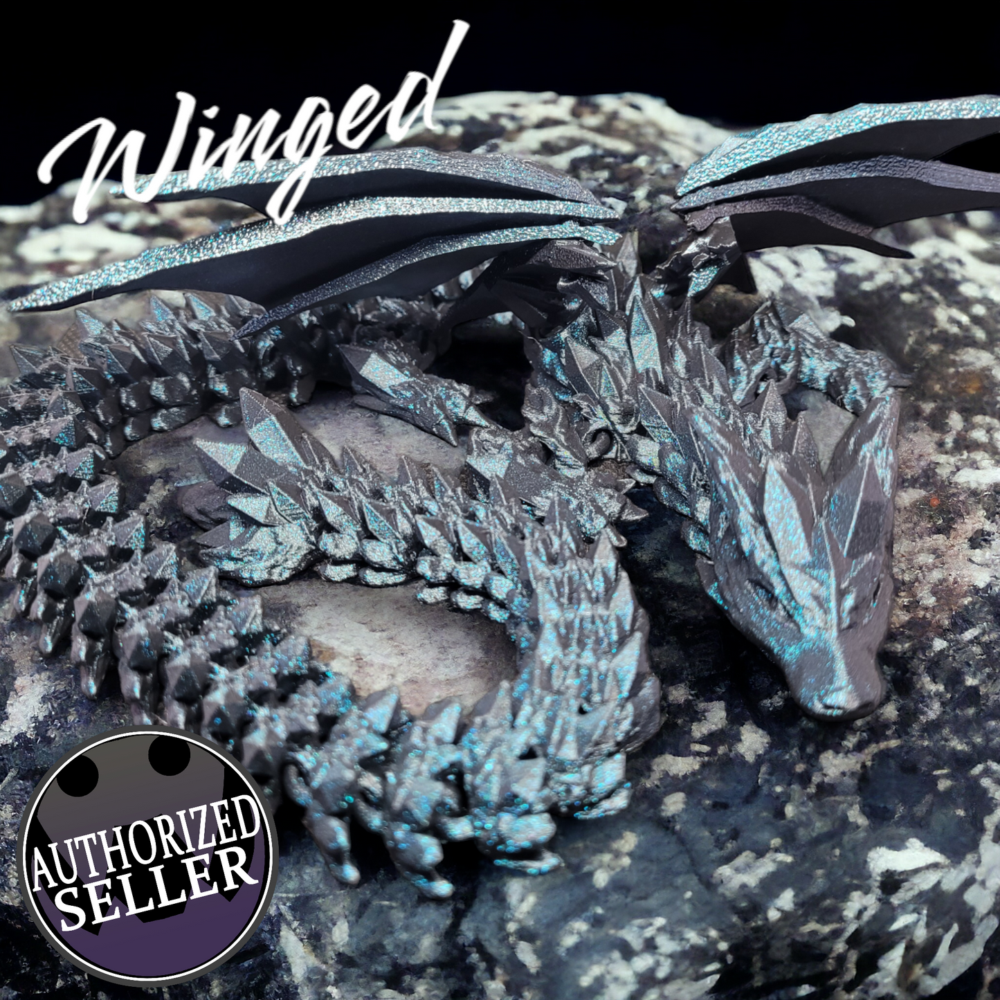 Crystal Wolf Dragon